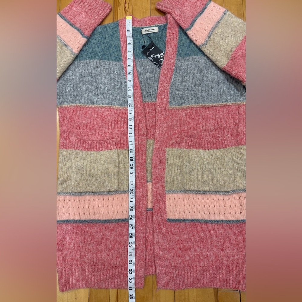 Colorblock Cardigan -OS - Picture 6 of 7